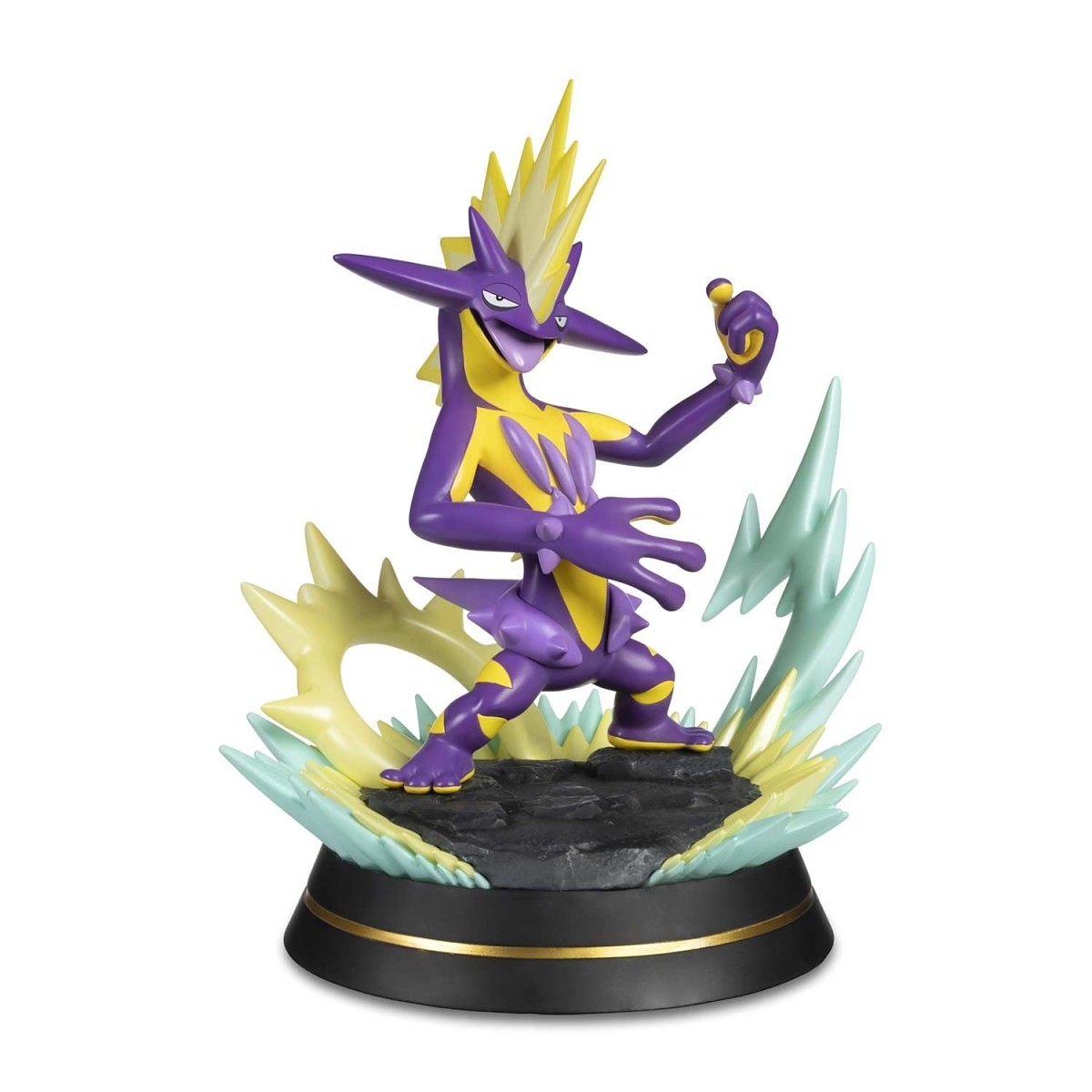 Pokemon Time Petit フィギュアデンリュウ イヤホンジャック Toxtricity Amplifying Waves Figure by First 4 Figures | Pokémon