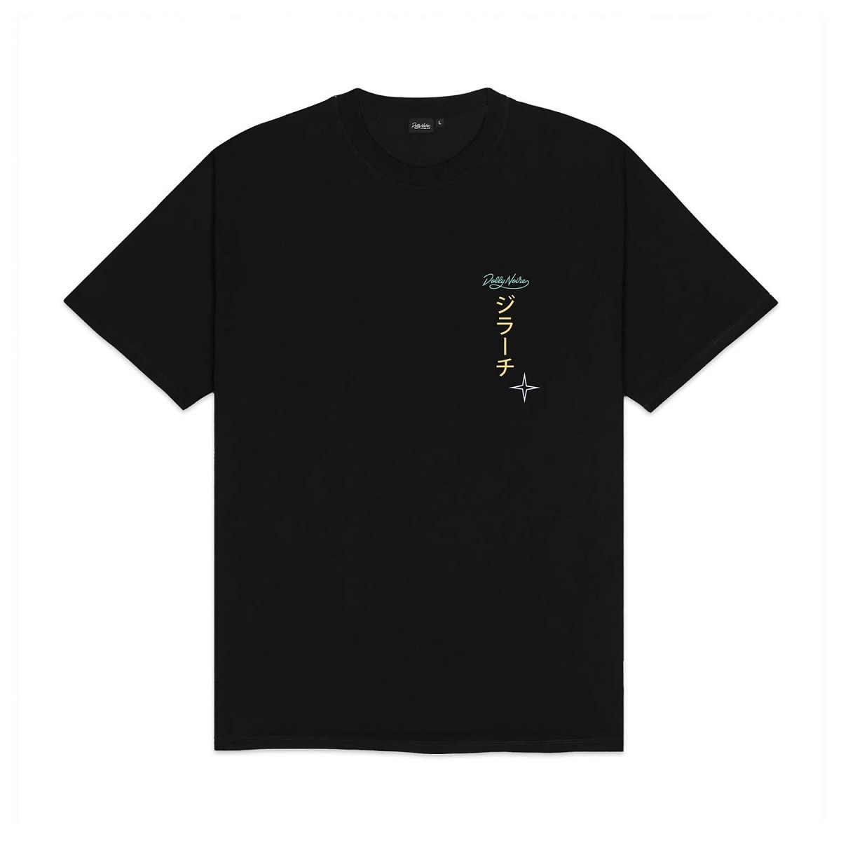Pokémon × Dolly Noire: Jirachi Black T-Shirt - Adult | Pokémon