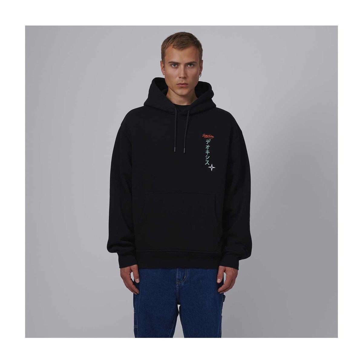 Pokémon × Dolly Noire: Deoxys Black Hoodie - Adult | Pokémon