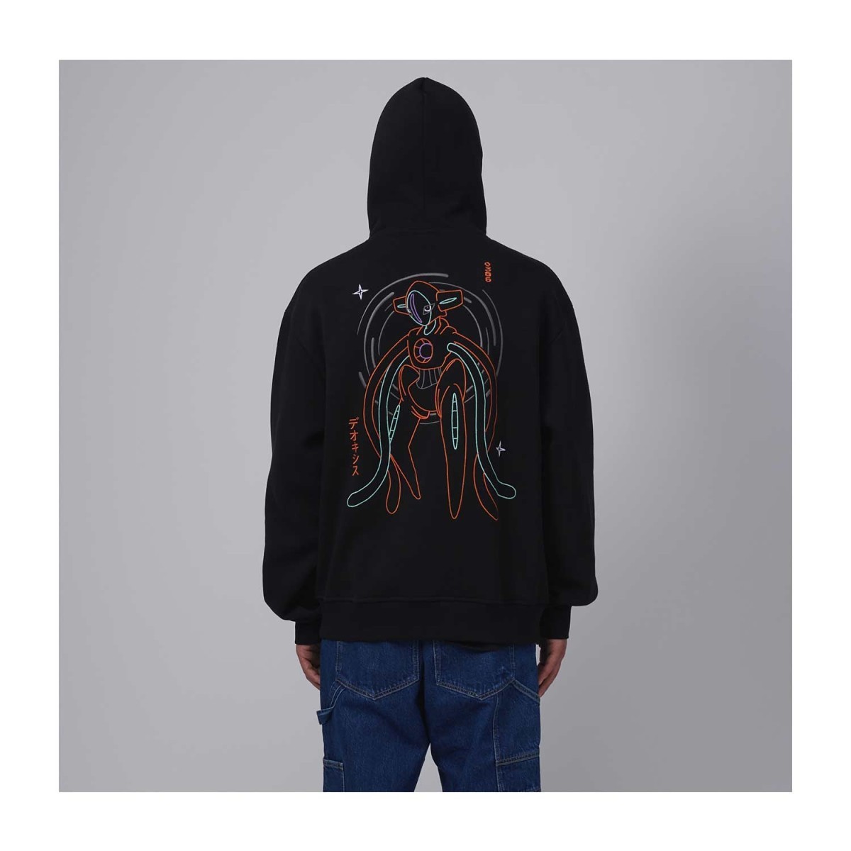 Pokémon × Dolly Noire: Deoxys Black Hoodie - Adult | Pokémon