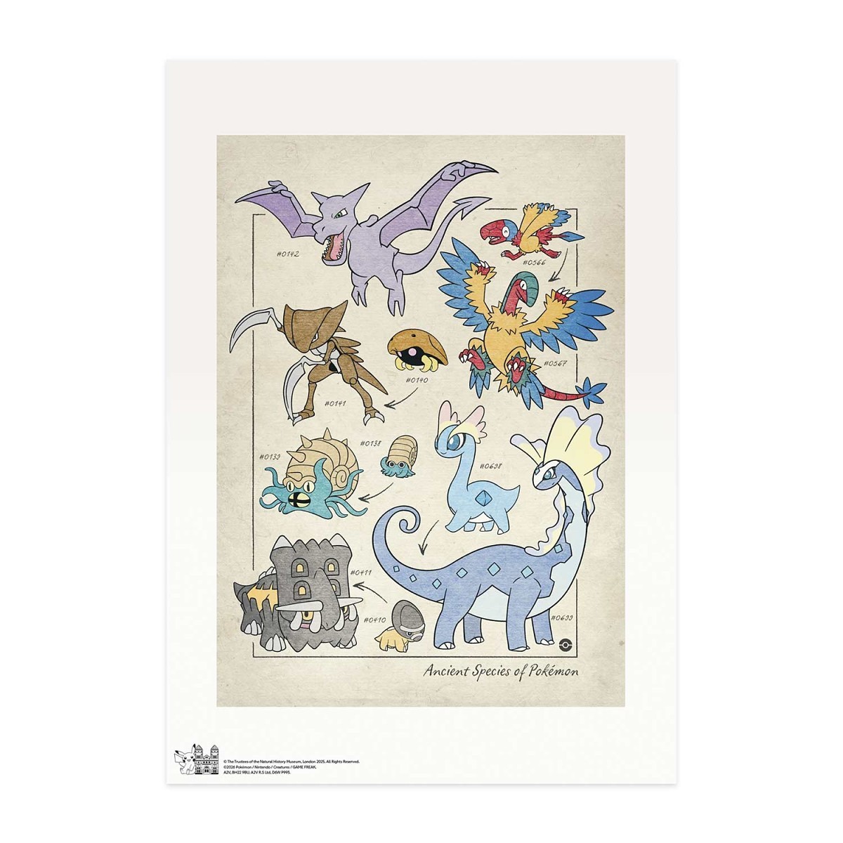 Pokémon × Natural History Museum: Ancient Species of Pokémon