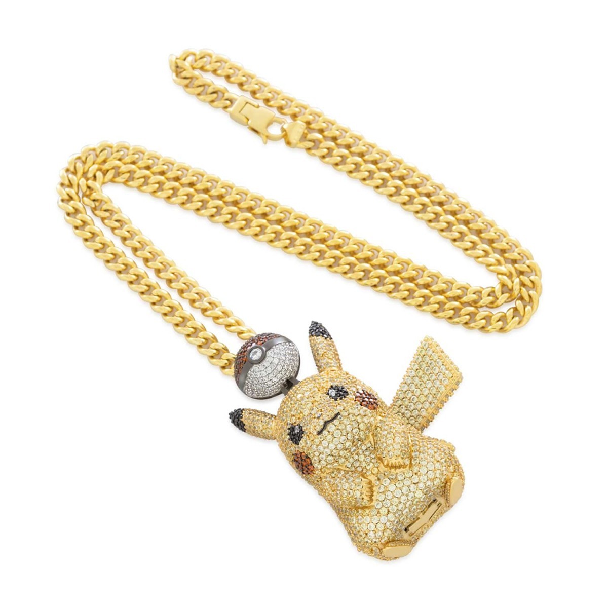 Pikachu 3D Necklace by King Ice | Pokémon Center Official Site