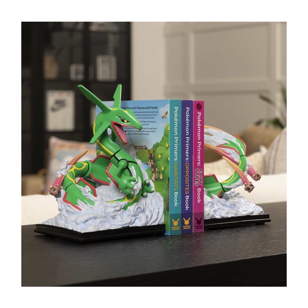 レイキャビク　ミニチュア Rayquaza & Minior Bookends (2-Piece) | Pokémon Center Canada