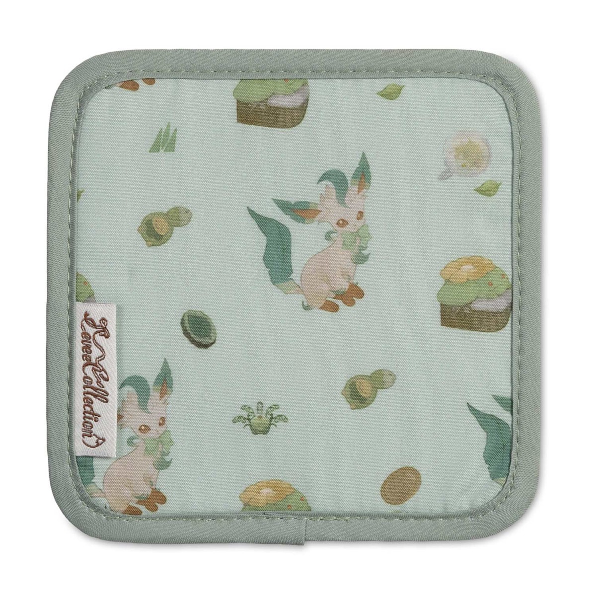 Eevee Collection: Leafeon Fabric Coaster | Pokémon Center Official