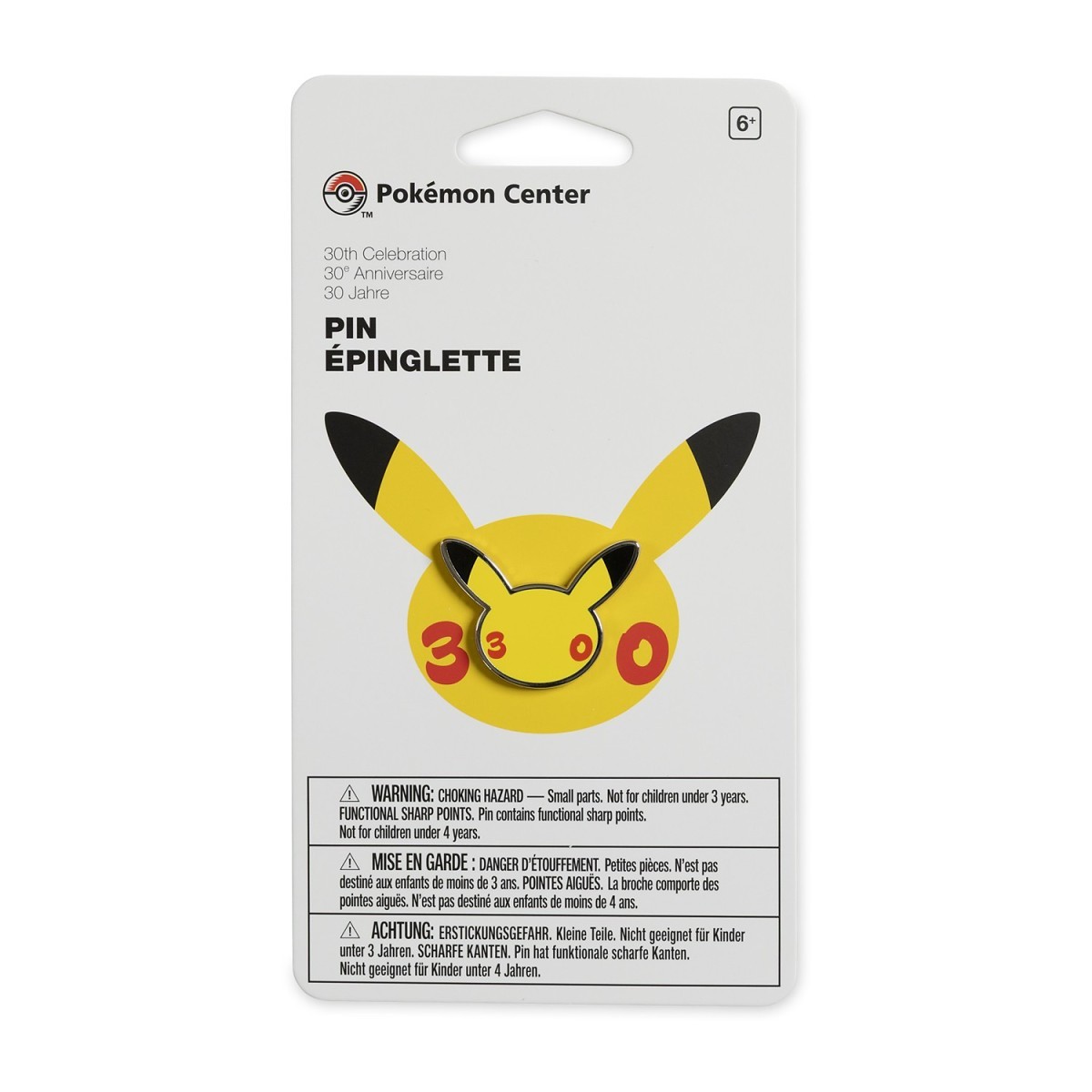 Pokémon 30th Celebration Pin | Pokémon Center Official Site