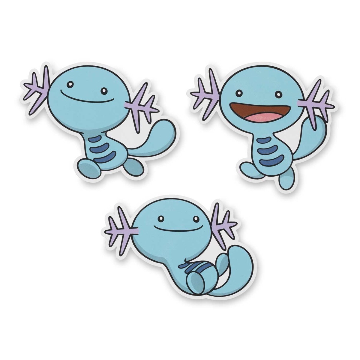 Wooper Stickers (3-Pack) | Pokémon Center Canada Official Site