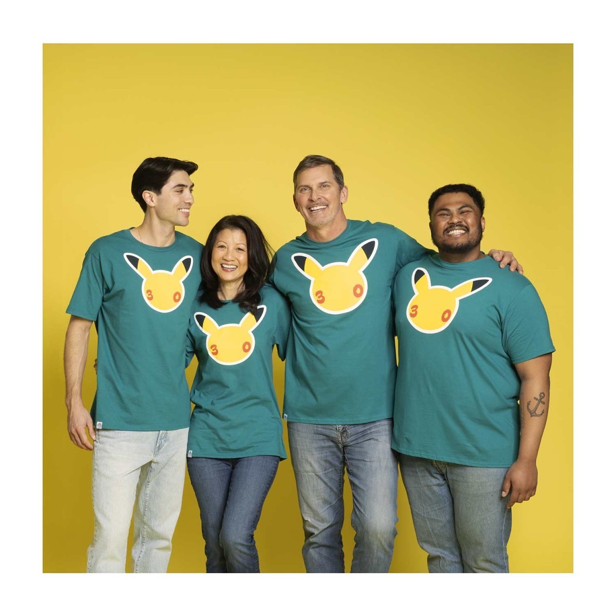 Pokémon 30th Celebration Teal T-Shirt - Adult | Pokémon Center