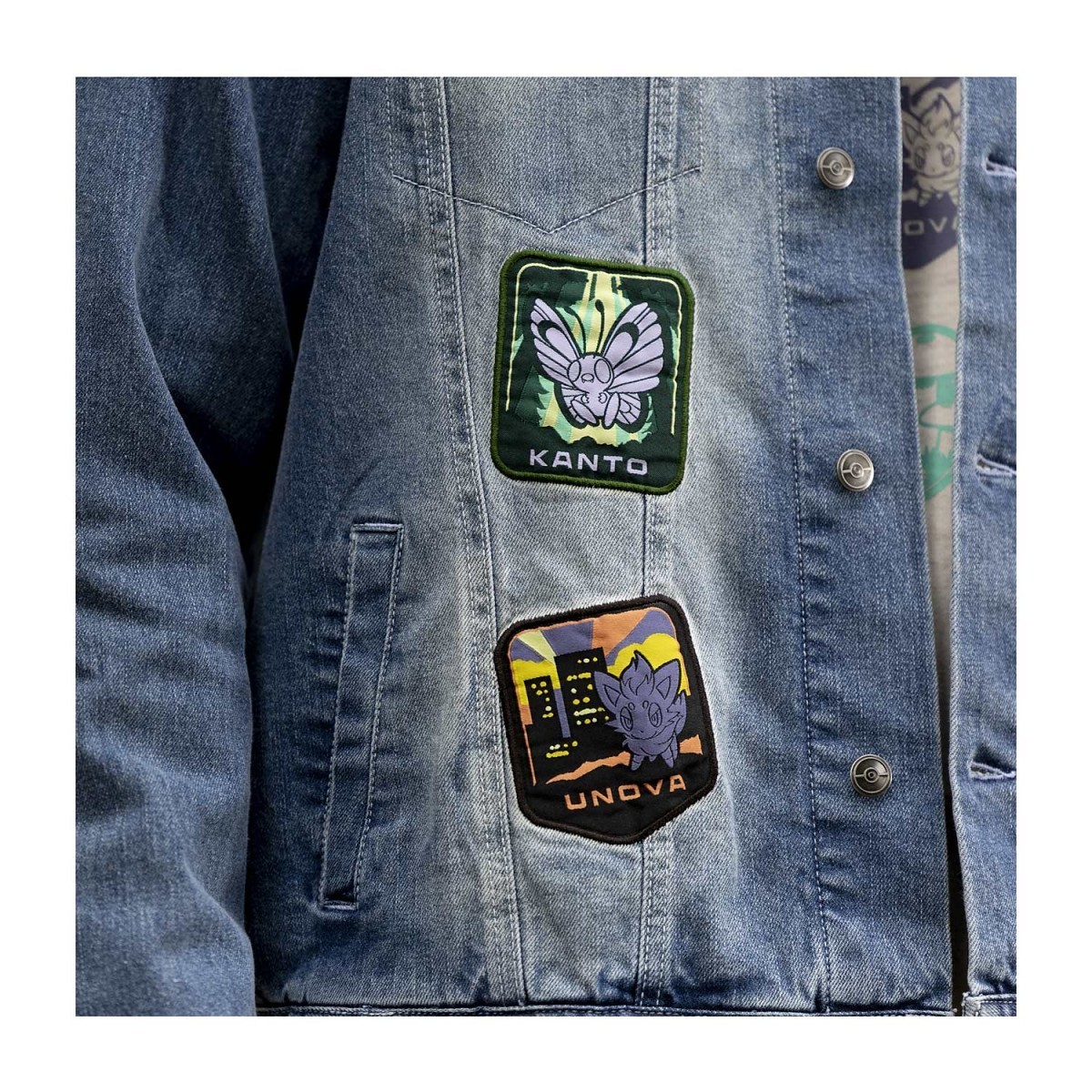 Explore Pokémon Denim Jacket - Adult | Pokémon Center Official Site