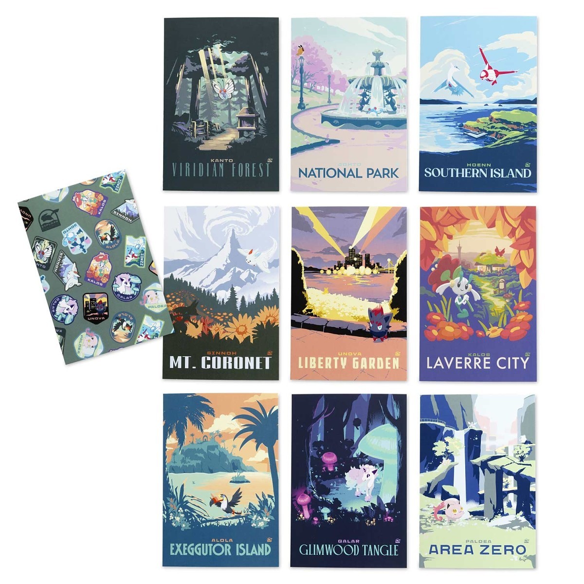 Explore Pokémon Postcards (10-Pack) | Pokémon Center Canada