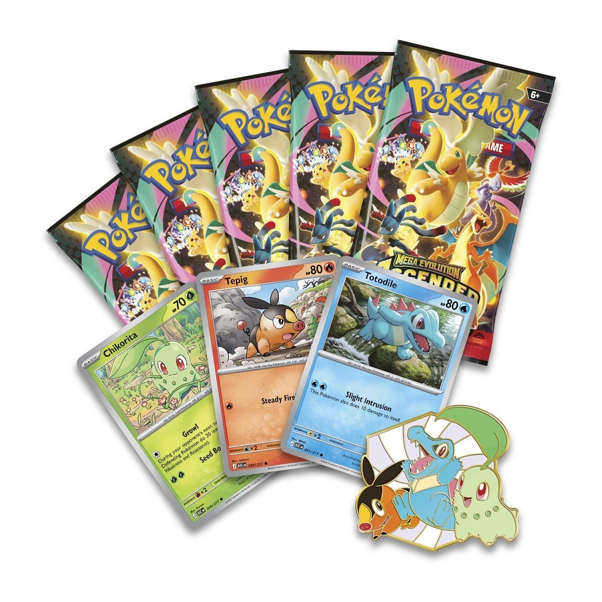 Pokmon TCG: Mega Evolution-Ascended Heroes First Partners Deluxe Pin  Collection | Pokmon Center Official Site
