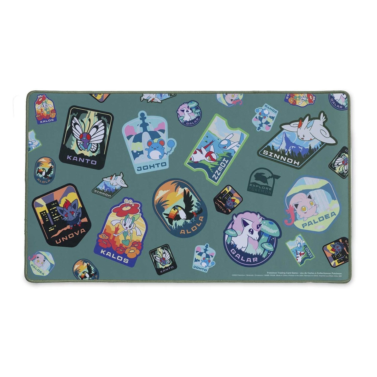 pokemon card game playmat Pokemon TCG Rubber Playmat Ancient & Future Theme – Pika Dude main image 0