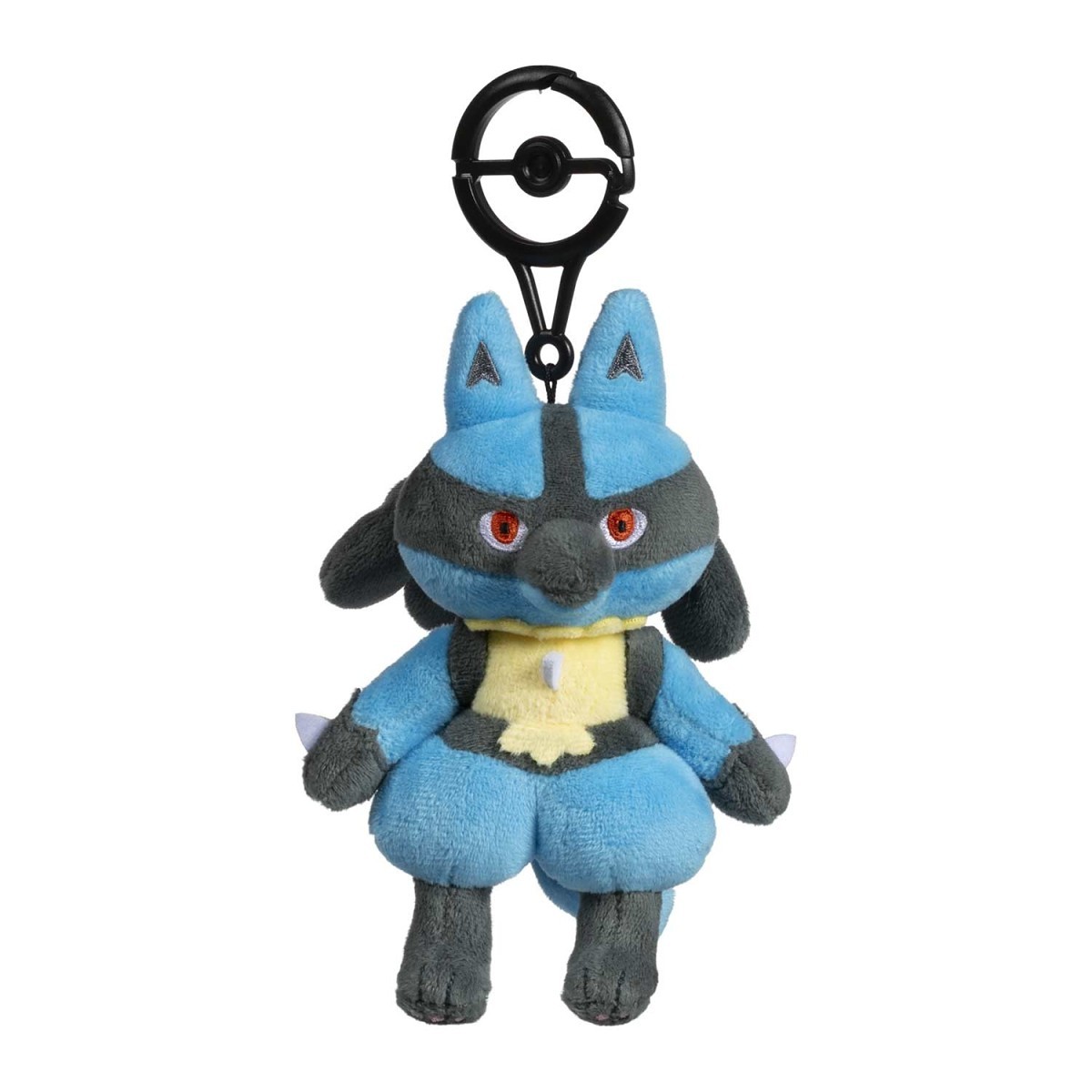 Lucario Practice Makes Perfect Posable Plush Key Chain | Pokémon