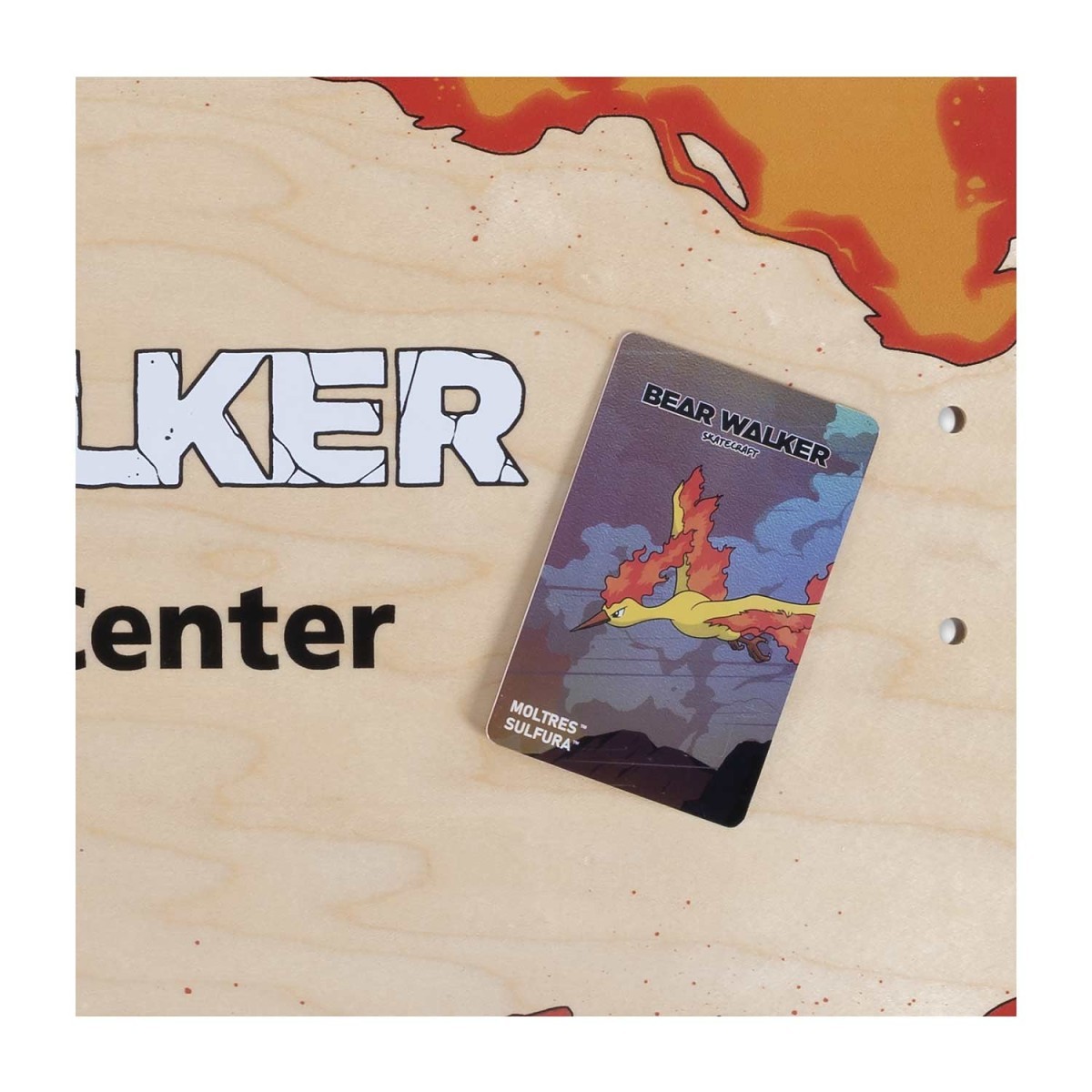 Pokémon Center × Bear Walker: Moltres Skateboard Deck | Pokémon