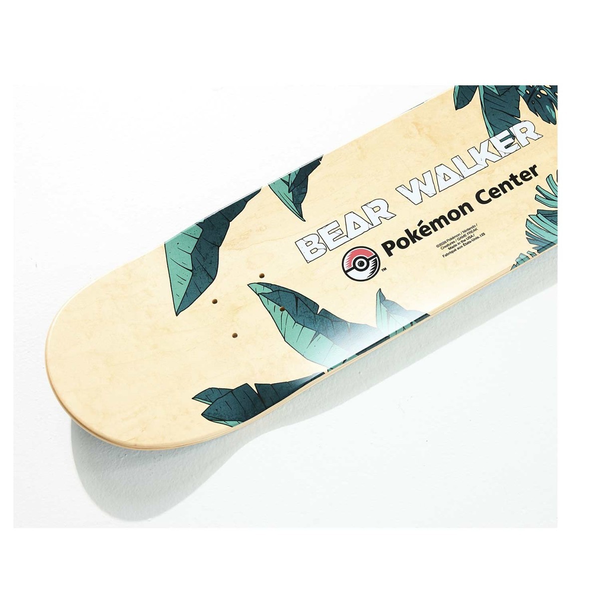 Pokémon Center × Bear Walker: Zapdos Skateboard Deck | Pokémon