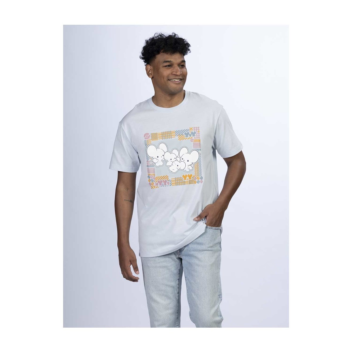 Maushold Household Gray T-Shirt - Adult | Pokémon Center Official Site