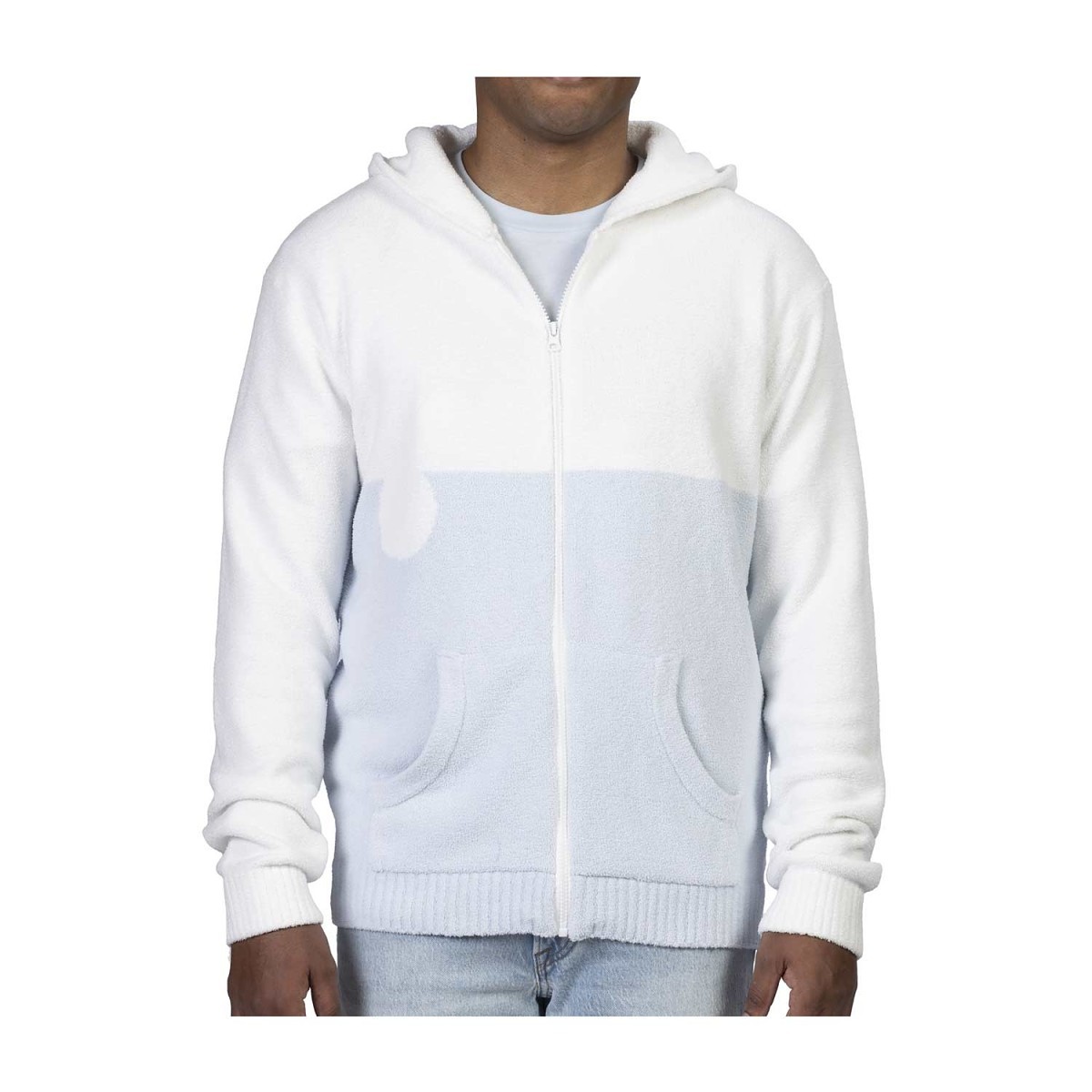 Maushold Household White & Blue Zip-Up Hoodie - Adult | Pokémon