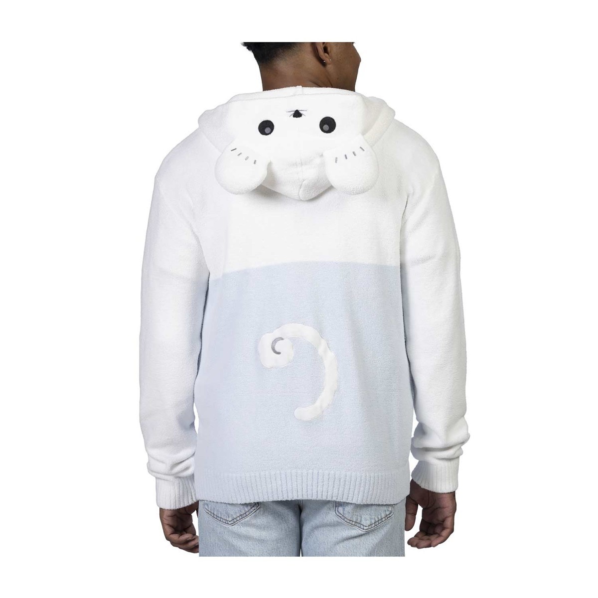 Maushold Household White & Blue Zip-Up Hoodie - Adult | Pokémon