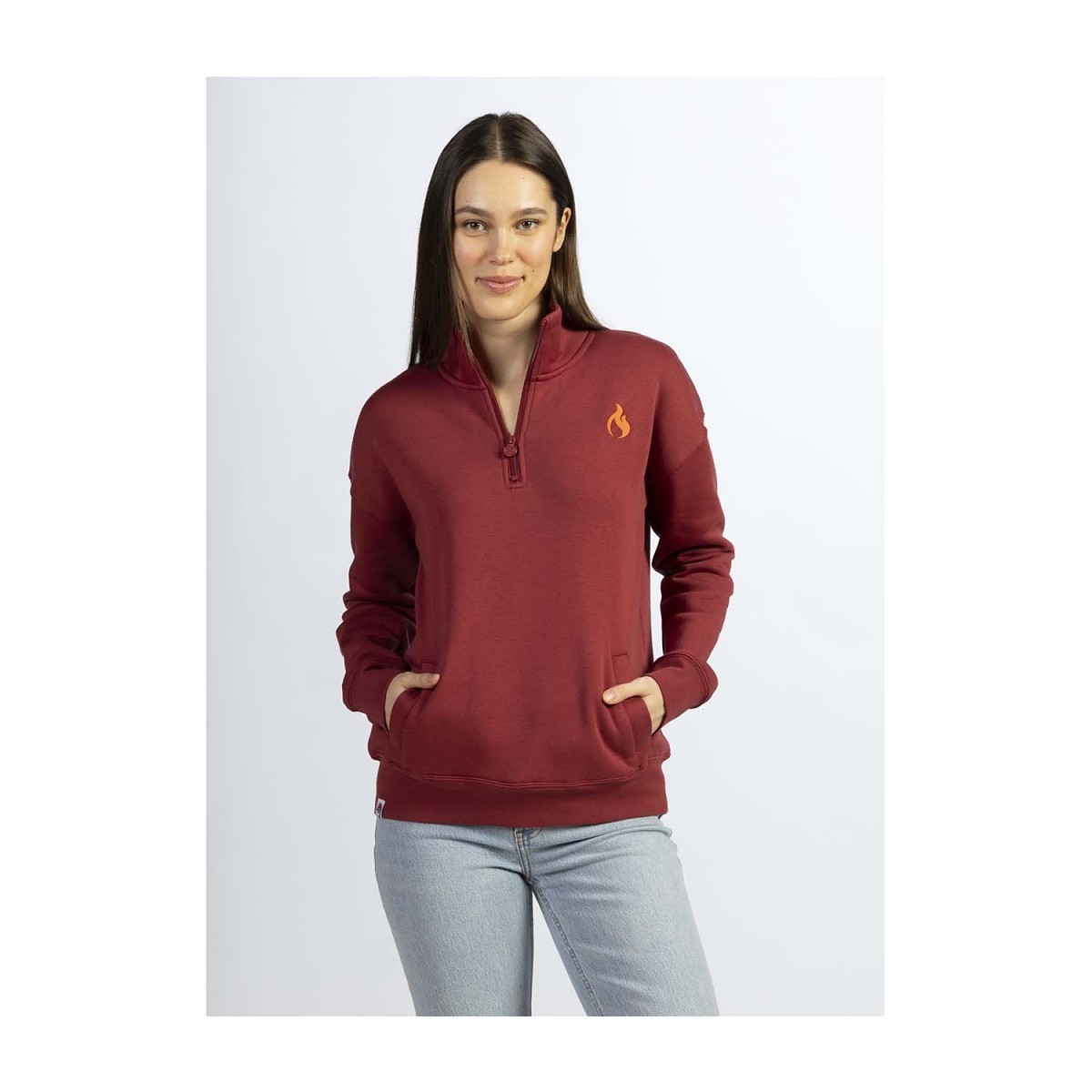 Fire-Type First Partners Quarter-Zip Pullover Sweatshirt - Women