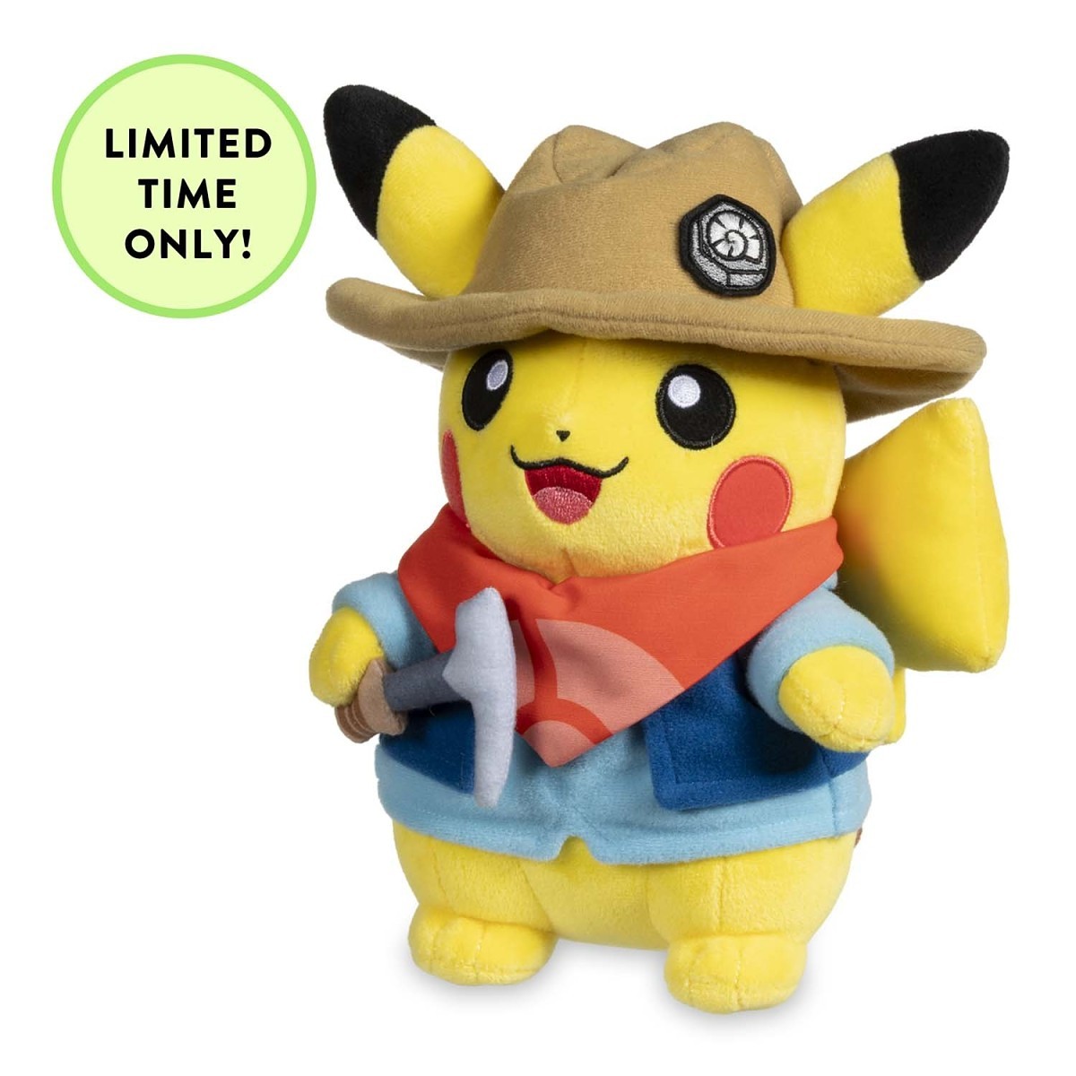 Pokémon Fossil Museum: Excavator Pikachu Plush - 8 ¼ In. | Pokémon