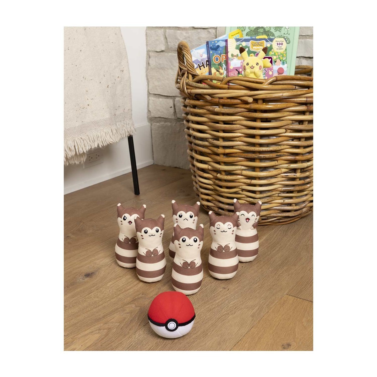 ポケドールポッチャマパチリツセット　 2007 Large size Furret Bowling Set Plush | Pokémon Center Official Site