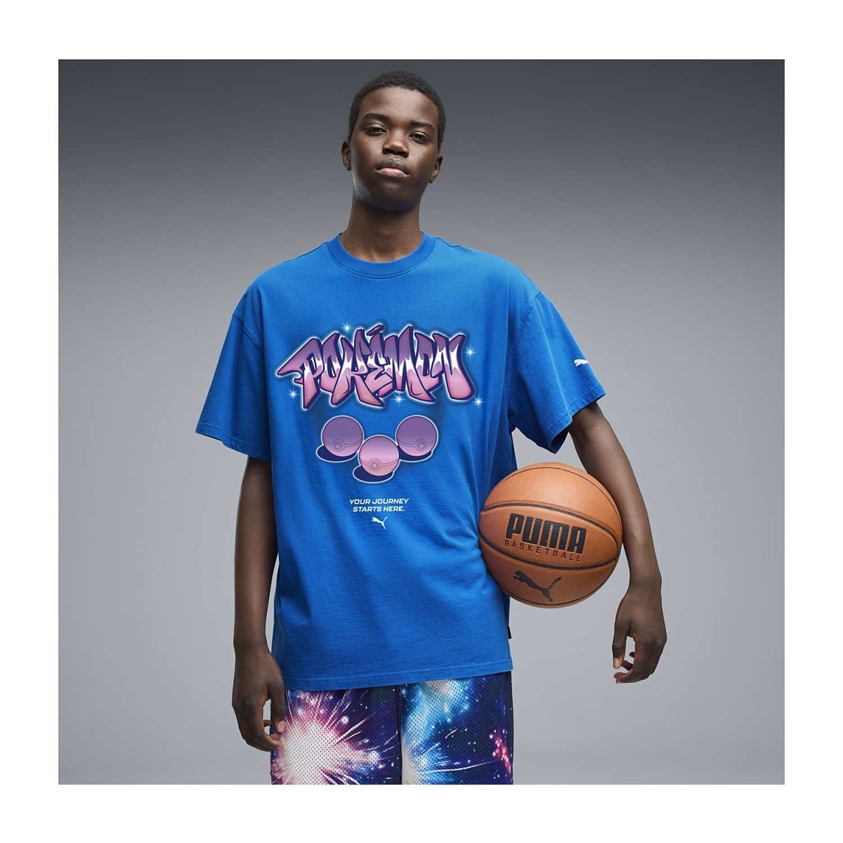 PUMA Hoops × Pokémon: Kanto First Partners T-Shirt - Adult