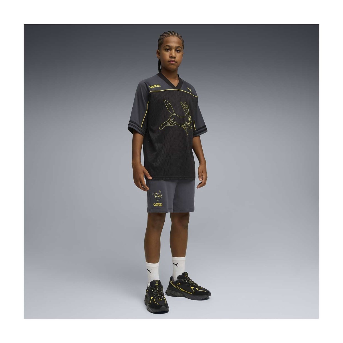 PUMA × Pokémon: Umbreon Oversize Jersey - Youth | Pokémon Center