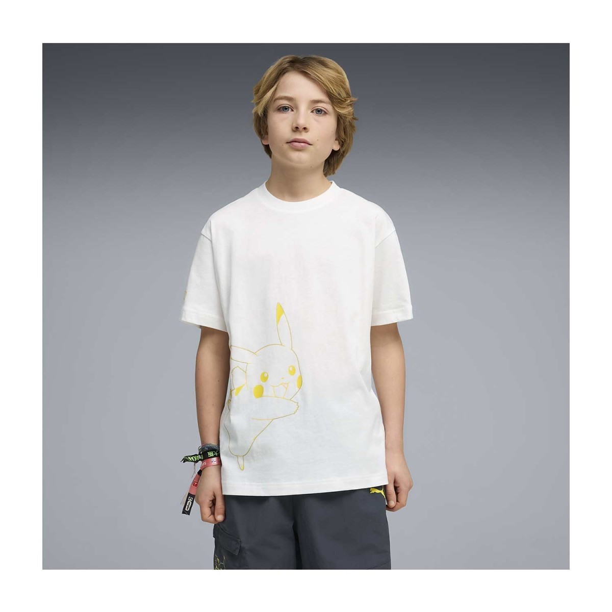 PUMA × Pokémon: Pikachu Relaxed T-Shirt - Youth | Pokémon Center 
