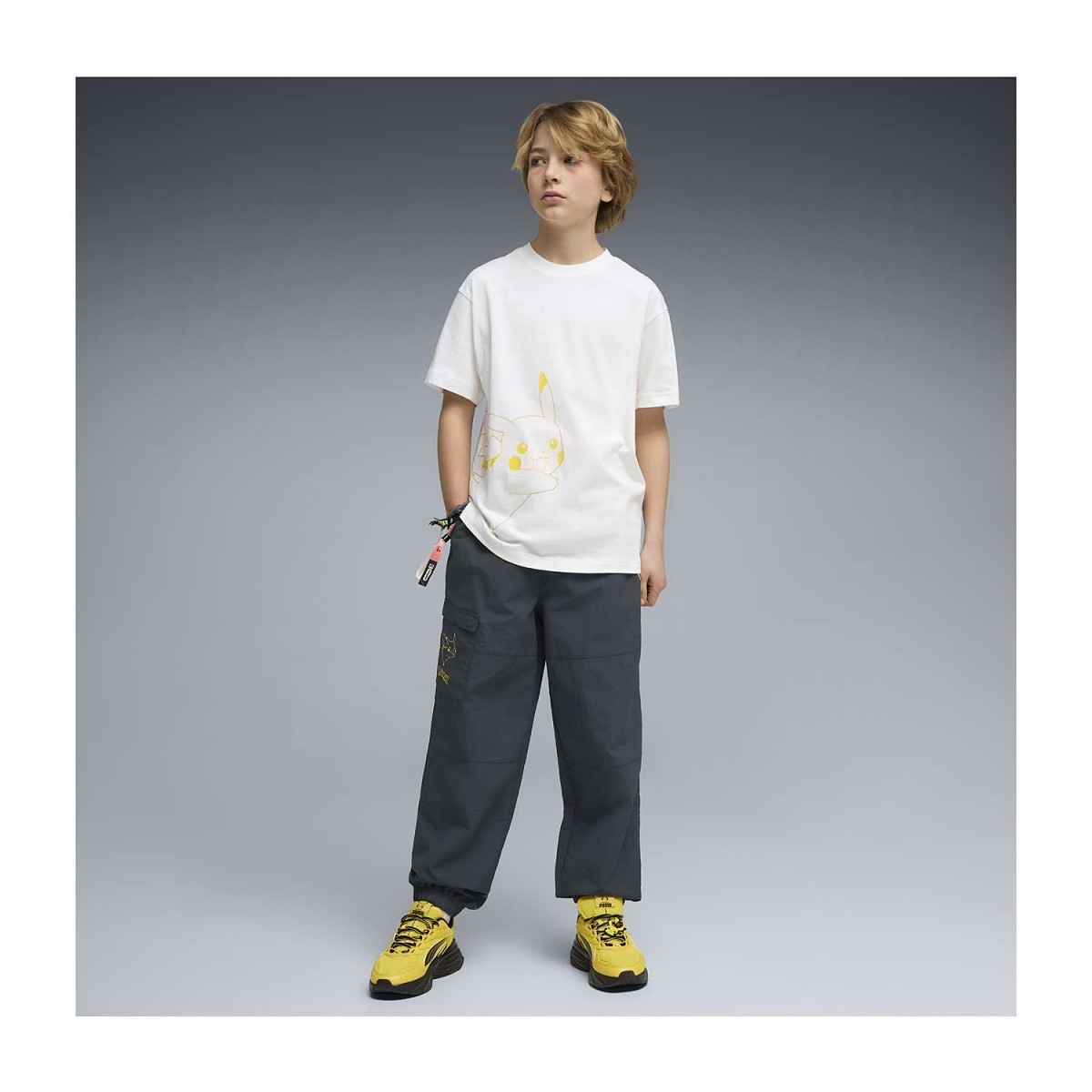 PUMA × Pokémon: Pikachu Relaxed T-Shirt - Youth | Pokémon Center 