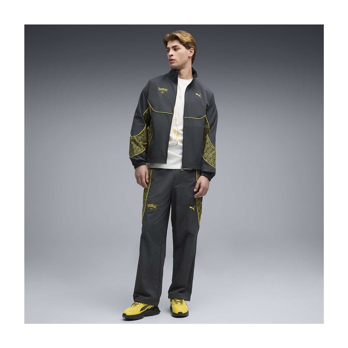 PUMA × Pokémon: Pikachu PUMATECH-X Track Jacket - Adult | Pokémon 