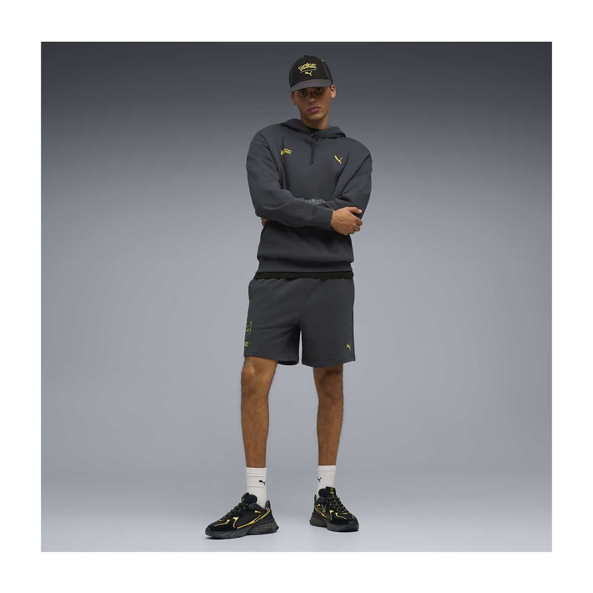 アパルトモンクチュールドアダムPenn univ. stadium Jumper PUMA × Pokémon: Umbreon Relaxed Pullover Hoodie - Adult | Pokémon