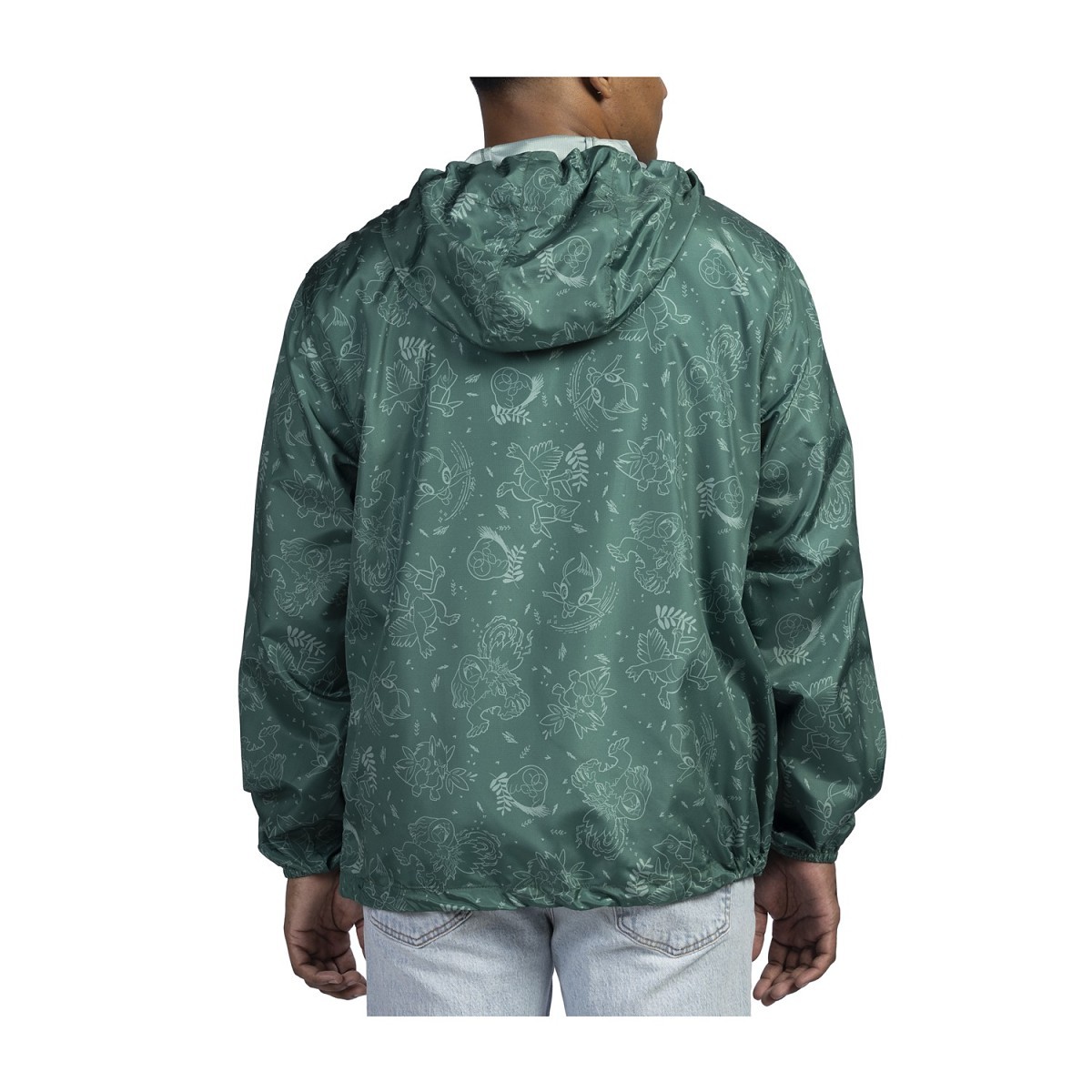 Peaceful Forest Pokémon Lounge Lightweight Hooded Jacket - Adult