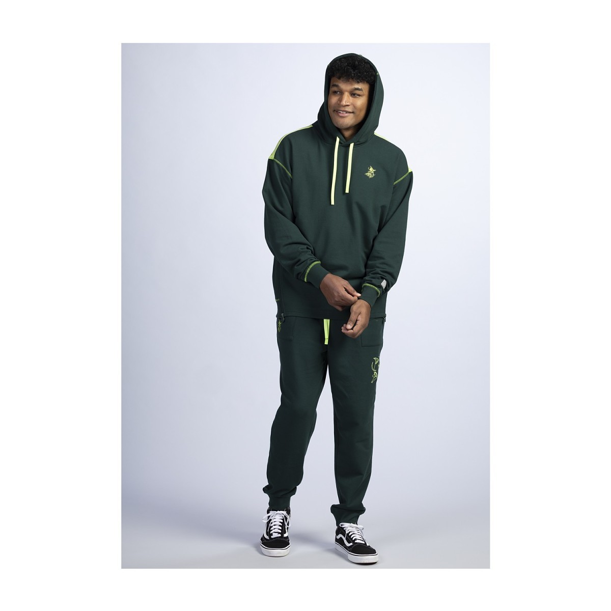 Celebi Pokémon Lounge Green Fleece Pullover Hoodie - Adult