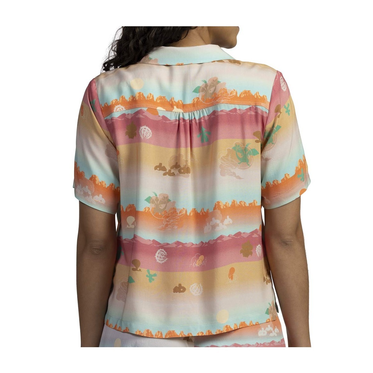 Flygon Merch Flygon & Friends Pokémon Tropical Button-Up Shirt - Women | Pokémon ...