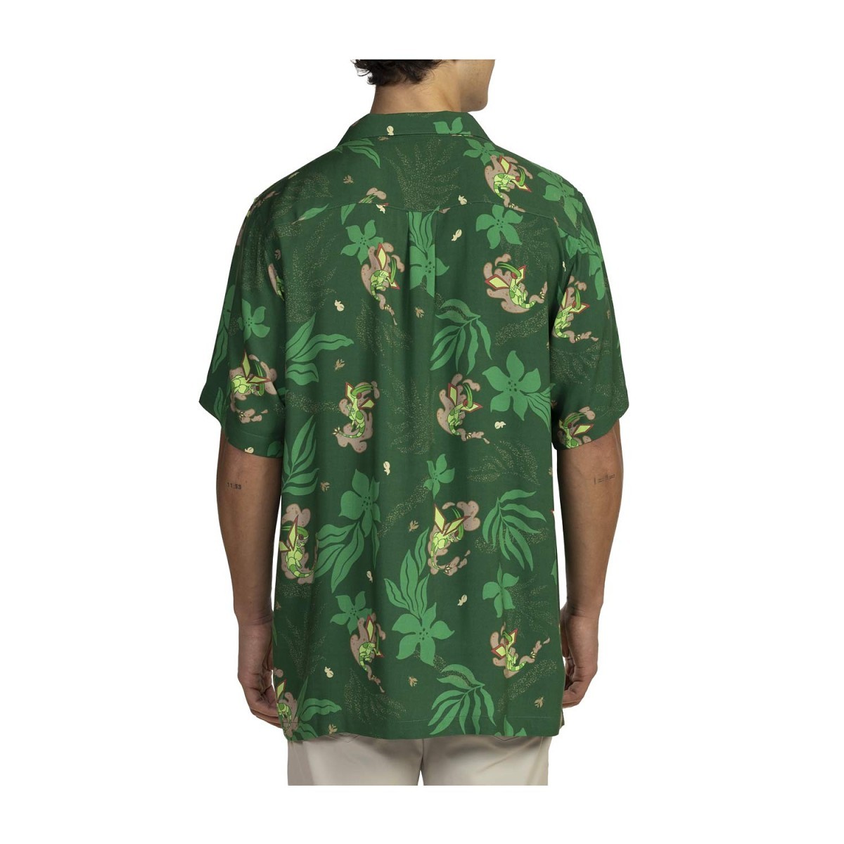 Flygon Merch Flygon Pokémon Tropical Button-Up Shirt - Adult | Pokémon Center ...