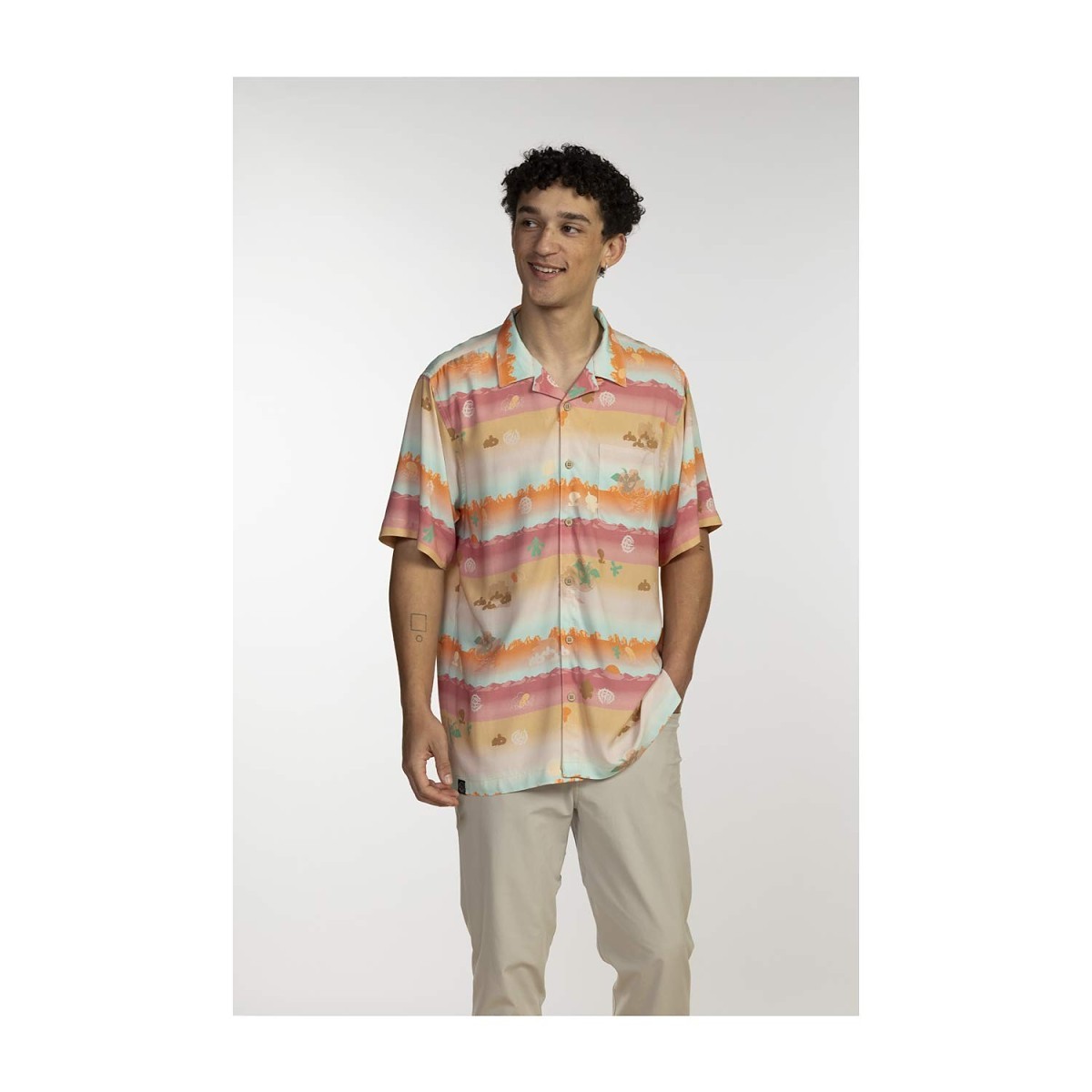 Flygon Merch Flygon & Friends Pokémon Tropical Button-Up Shirt - Adult | Pokémon ...