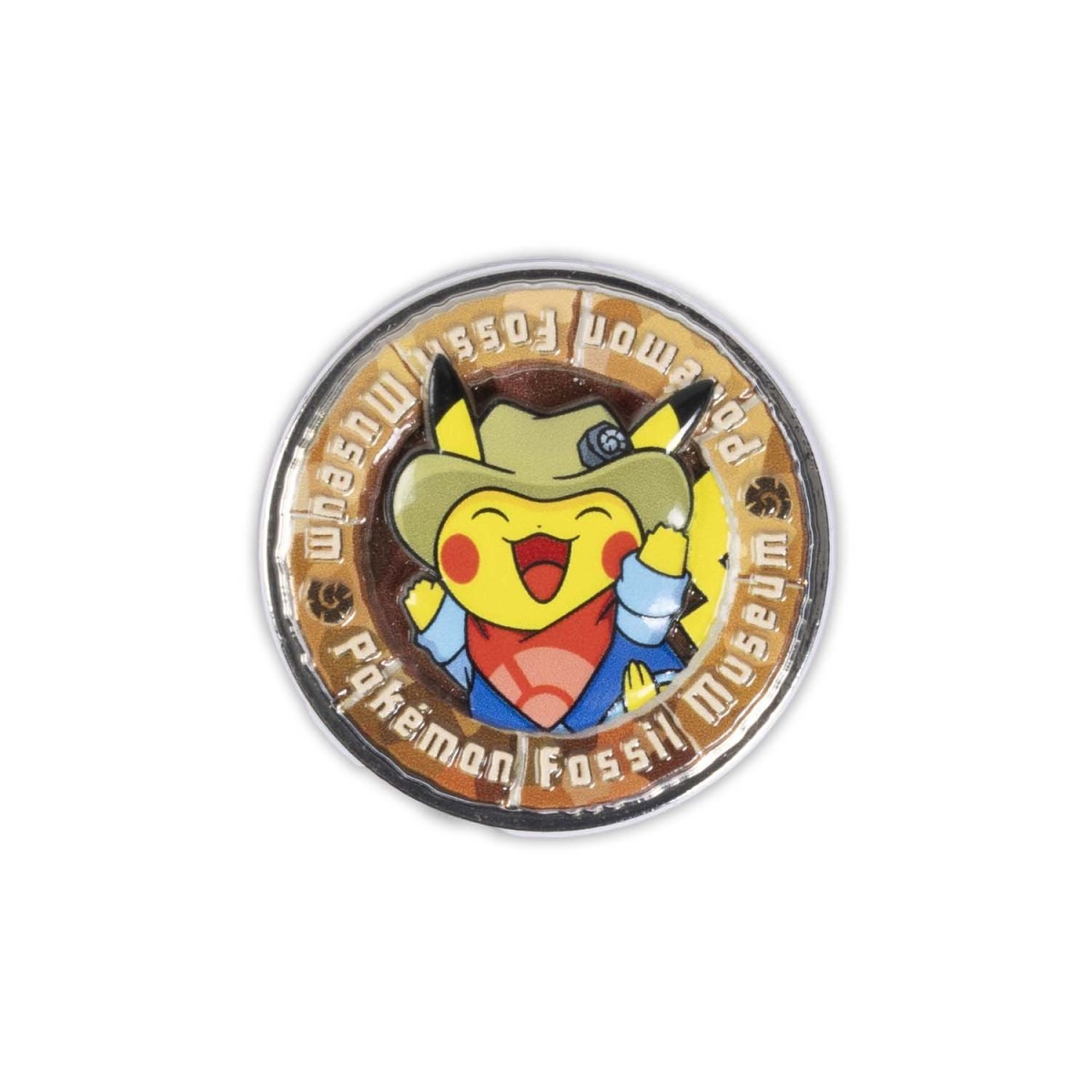 Pokémon Fossil Museum: Excavator Pikachu Logo Pin | Pokémon Center