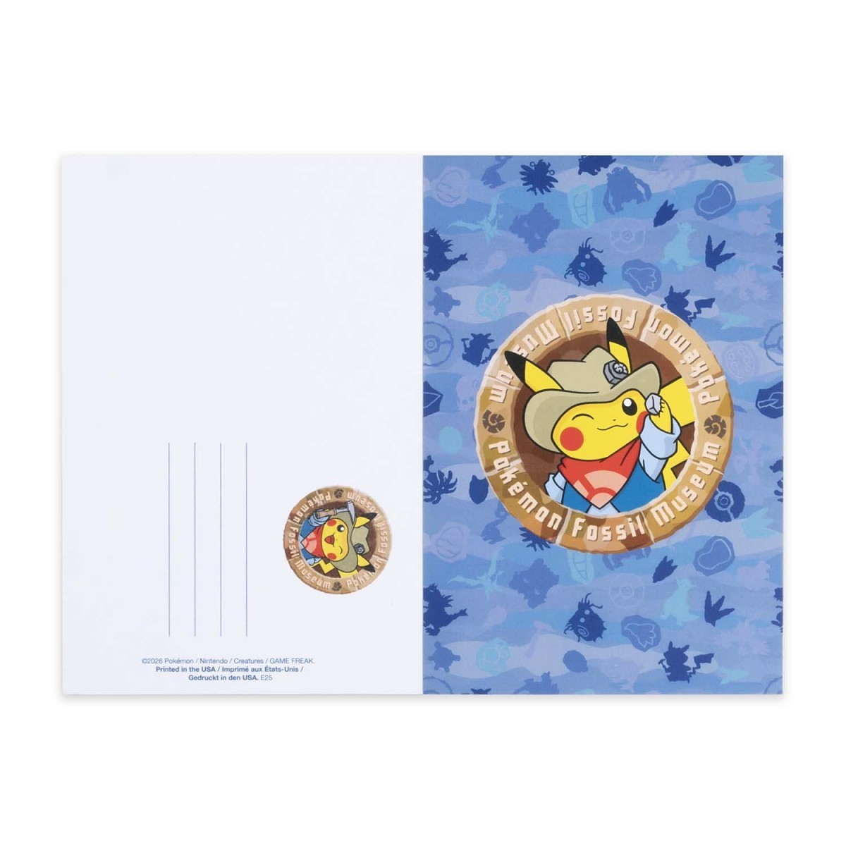 Pokémon Fossil Museum: Postcards (5-Pack) | Pokémon Center Canada