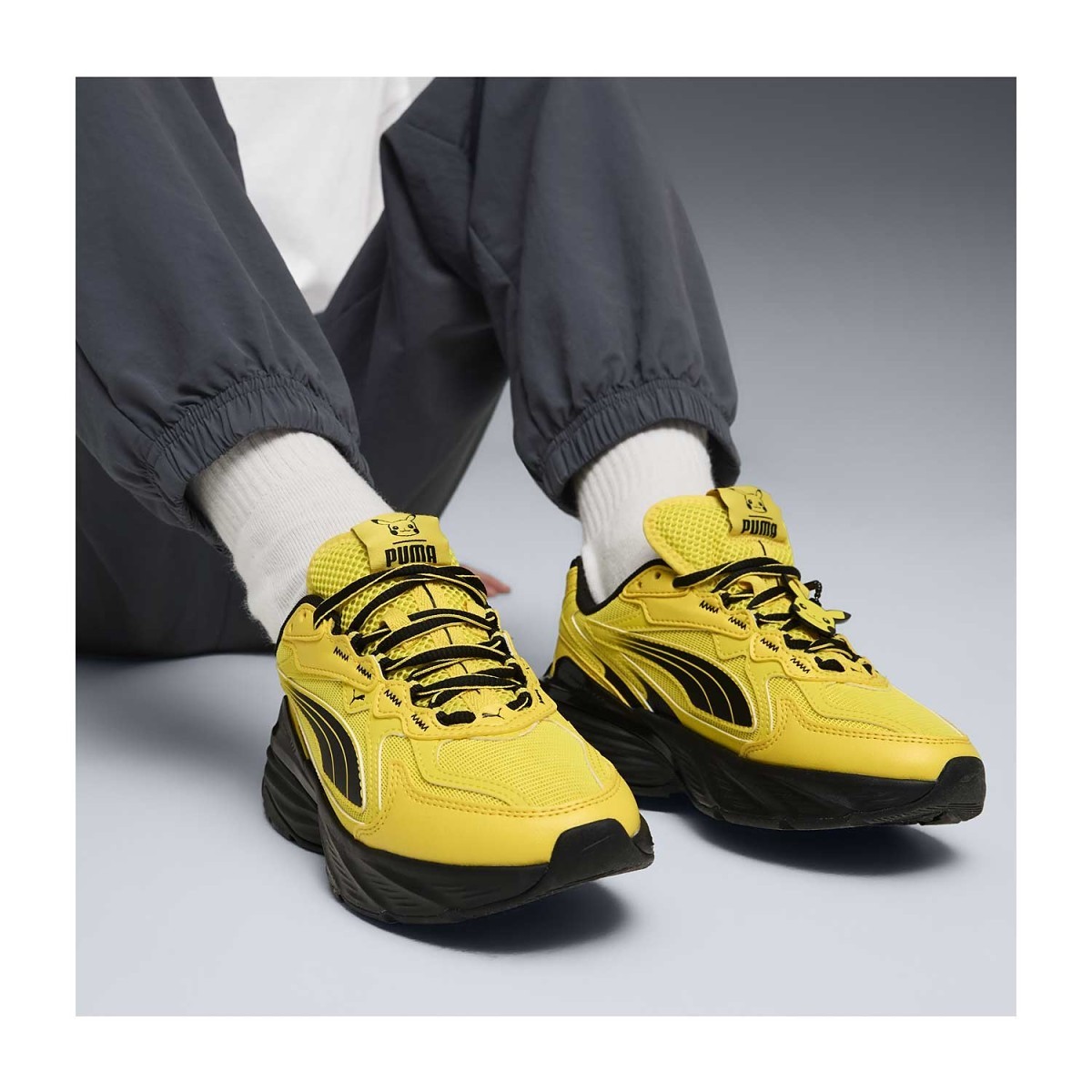 PUMA × Pokémon: Pikachu Fade Sneakers - Youth | Pokémon Center