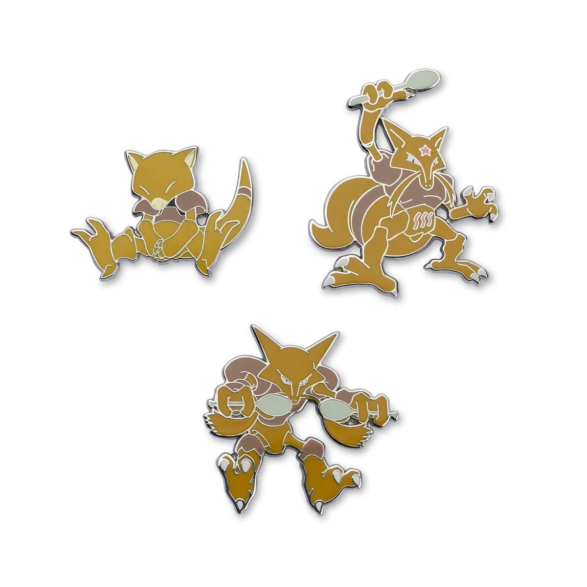 Abra, Kadabra & Alakazam Pokémon Pins (3-Pack) | Pokémon Center