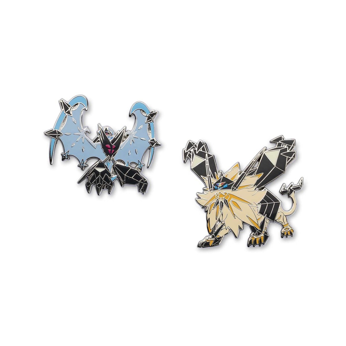 Unravel the Dusk & Spin the Dawn セット Dusk Mane Necrozma & Dawn Wings Necrozma Pokémon Pins (2-Pack