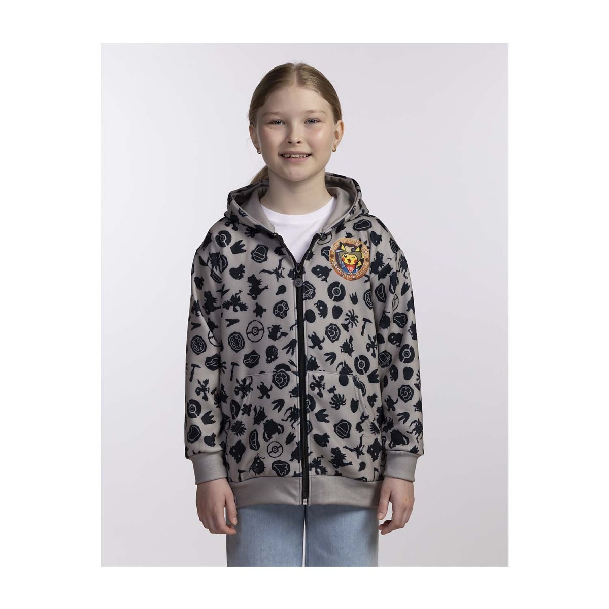 Pokémon Fossil Museum: Zip-Up Hoodie - Youth | Pokémon Center