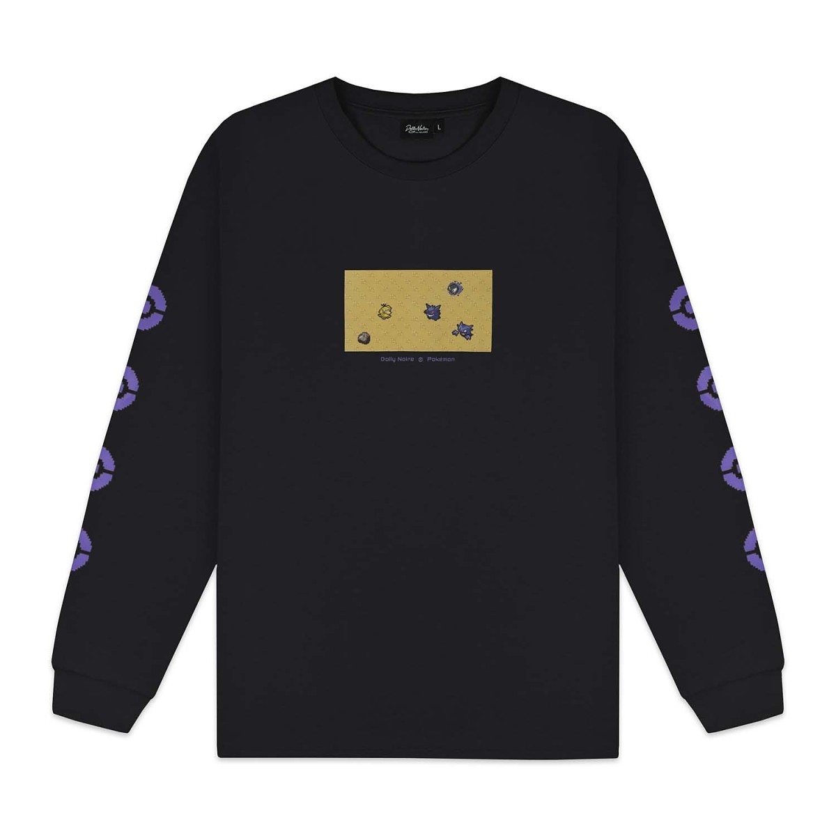 Pokémon × Dolly Noire: Pixel Psyduck & Gengar Long-Sleeve T-Shirt