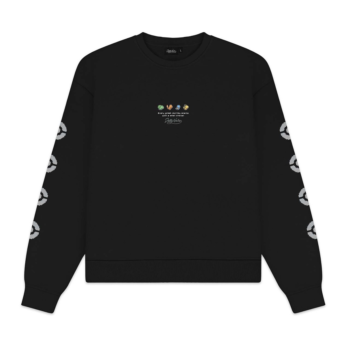 Pokémon × Dolly Noire: Pixel First Partner Pokémon Sweater - Adult