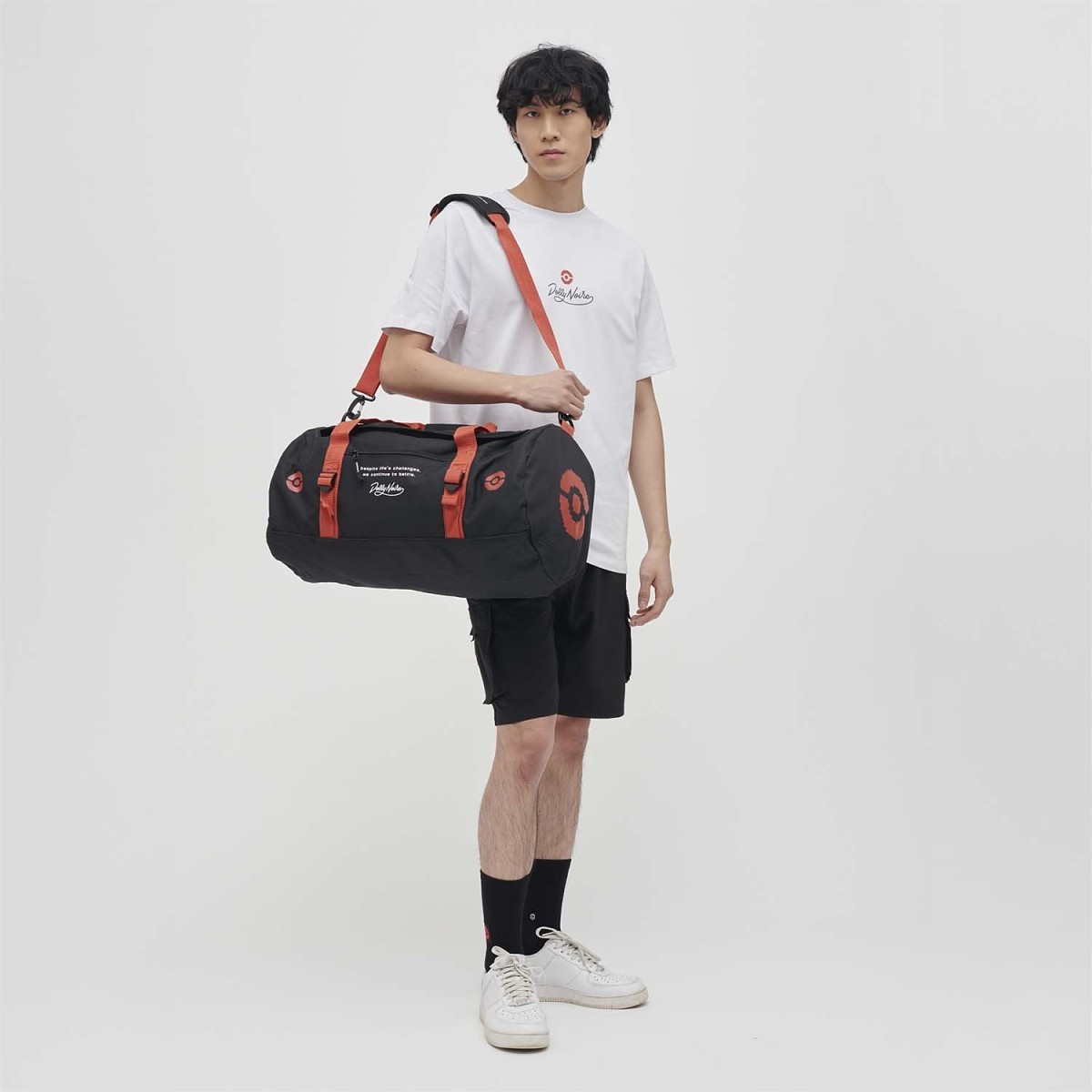 Pokémon × Dolly Noire: Pixel Poké Ball Duffel Bag | Pokémon Center
