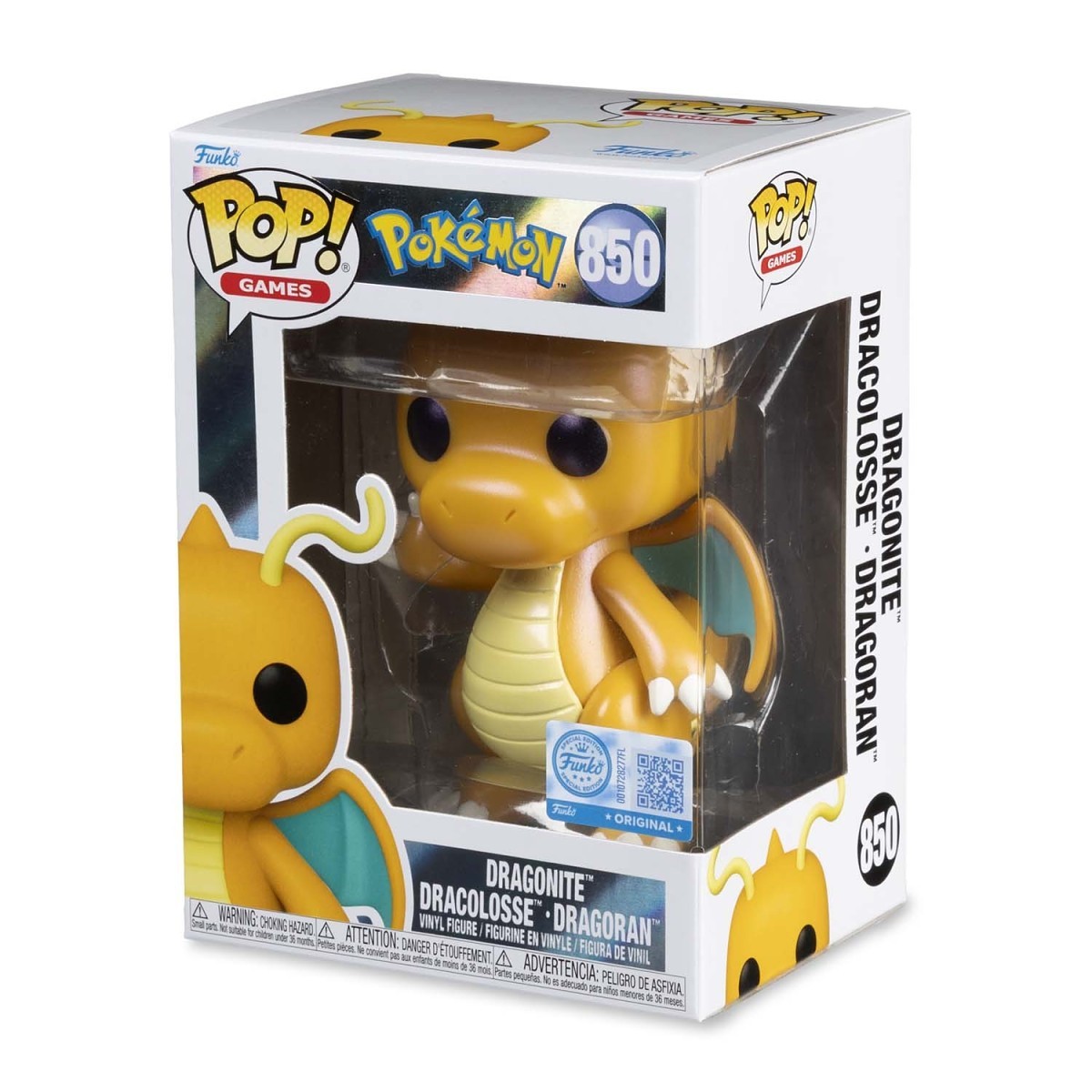 Dragonite Pearlescent Pop! Vinyl Figure by Funko | Pokémon Center