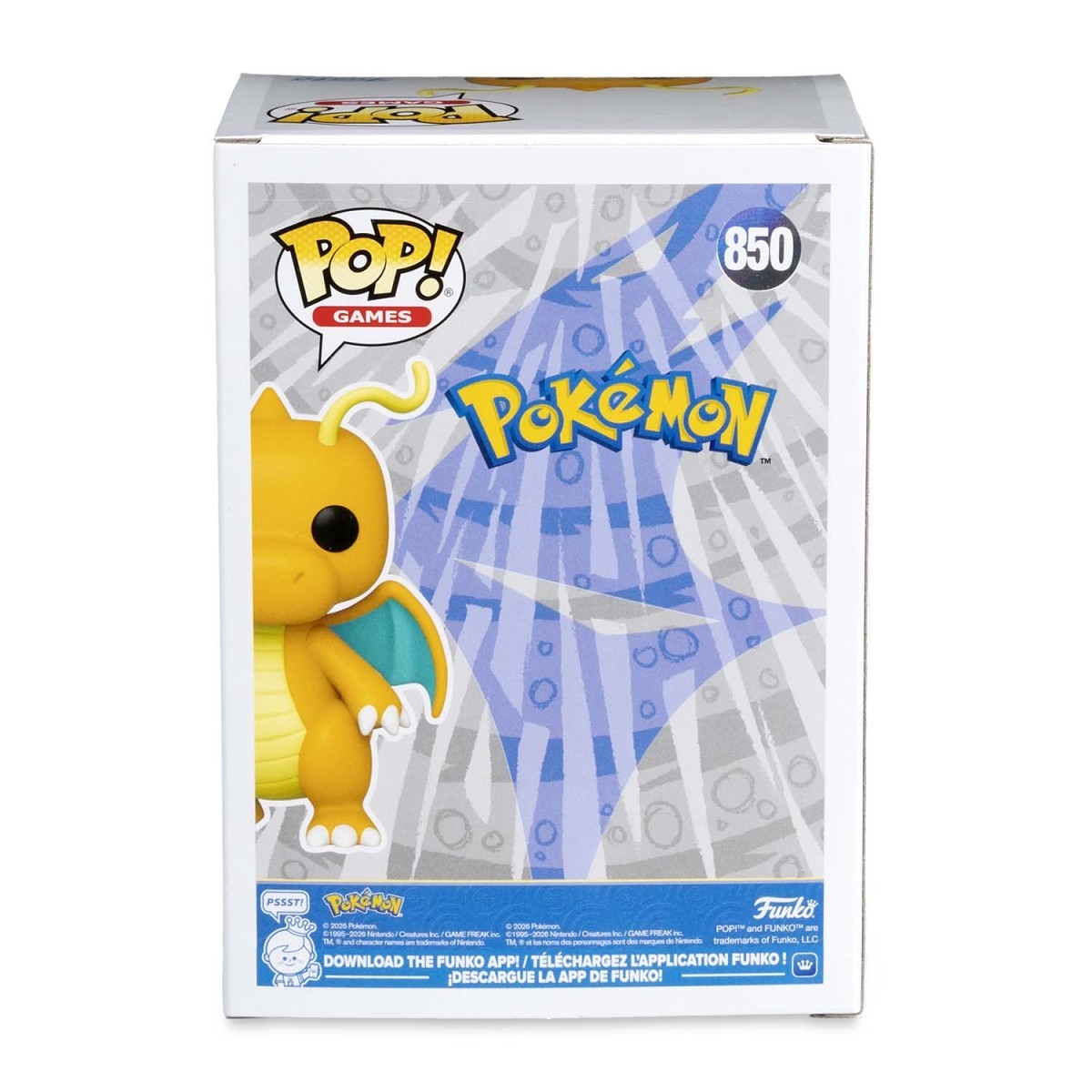 ぽっぷページ Dragonite Pearlescent Pop! Vinyl Figure by Funko | Pokémon Center