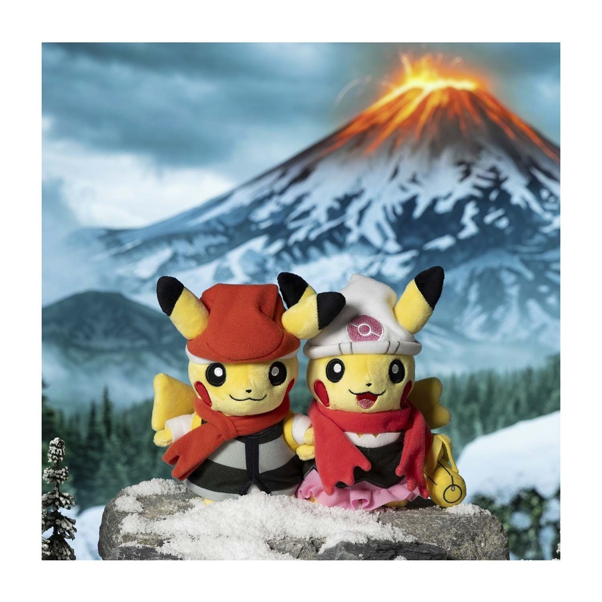 Sinnoh Region Paired Pikachu Poké Plush - 8 ½ In. | Pokémon Center
