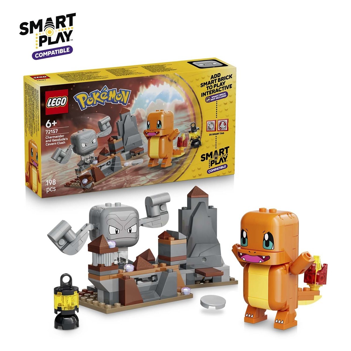 LEGO® Pokémon™ SMART Play™: Charmander and Geodude's Cavern Clash