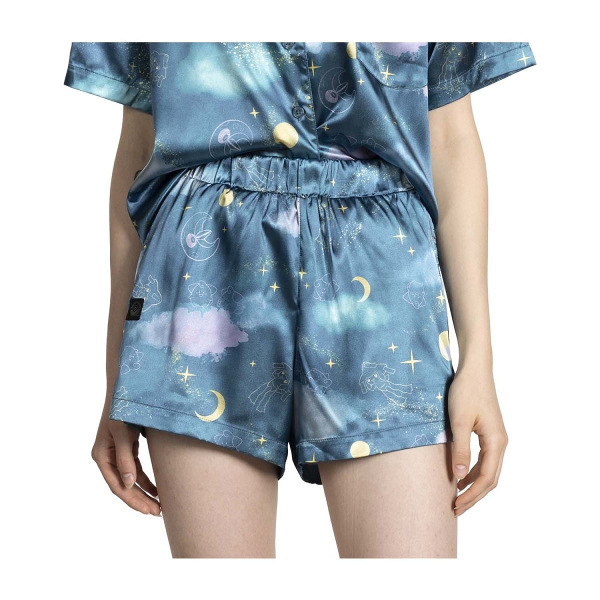 Jirachi Sleep Teal Sleep Shorts - Women | Pokémon Center Official Site
