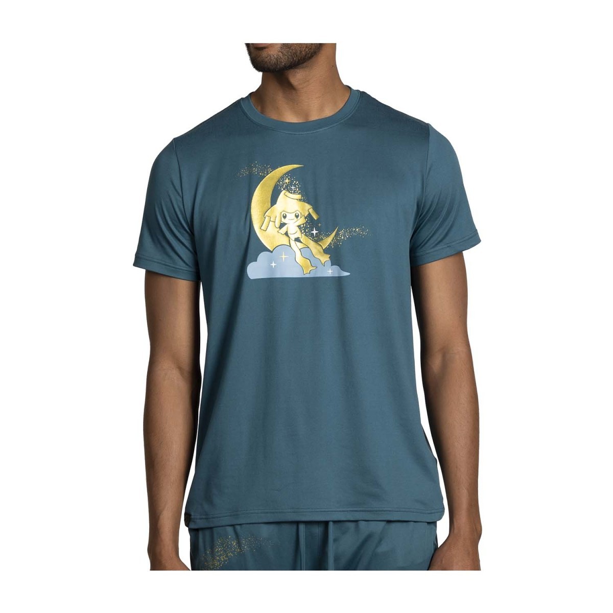 Jirachi Sleep Teal Sleep T-Shirt - Men | Pokémon Center UK